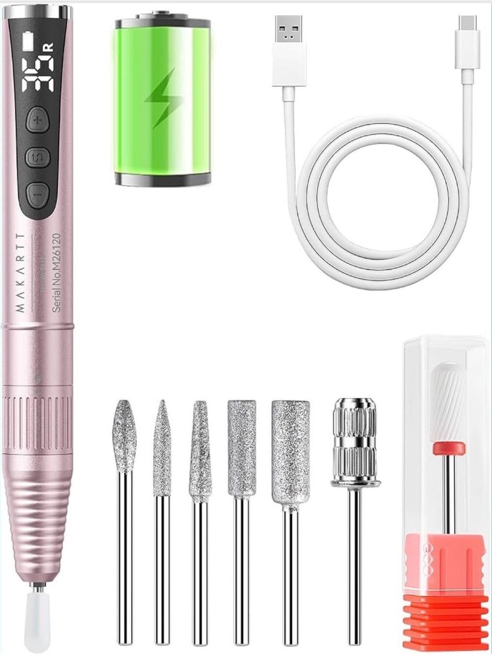 NWT Makartt Electric Nail Drill Kit